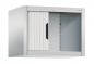 Preview: Akten-Aufsatzschrank Omnispace mit Rollladen, 1 Ordnerhöhe, H450xB600xT420mm