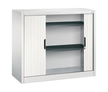 Akten-Sideboard Omnispace mit Rollladen, 2 Ordnerhöhen, H1030xB1200xT420mm