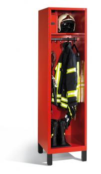 Feuerwehrschrank Evolo mit Wertfach, 1 Abteil, H1850xB520xT600mm