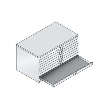 C+P Flachablageschrank f