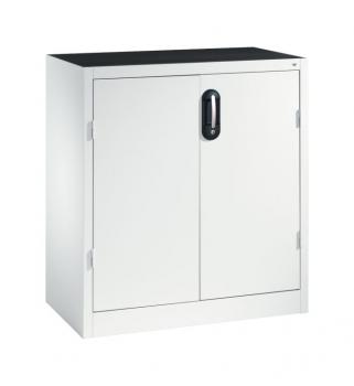 Schwerlast-Beistellschrank mit Drehtüren, innen 1 Boden, H1000xB930xT500mm