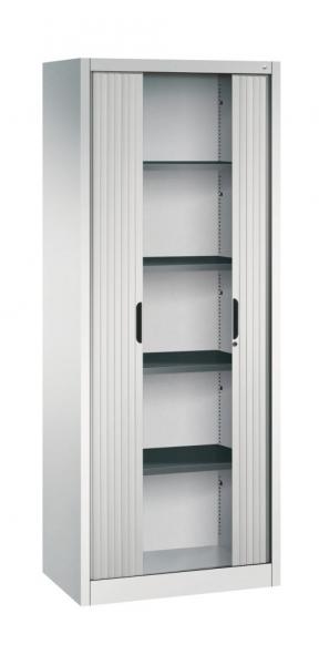 Aktenschrank Omnispace mit Rollladen, 5 Ordnerhöhen, H1980xB800xT420mm