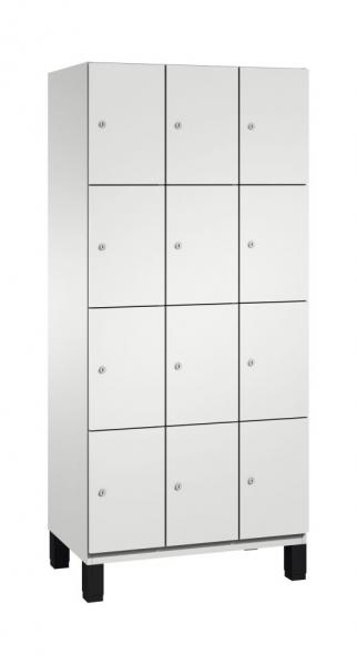 Fächerschrank Cambio auf Füßen, 12 Fächer, H1980xB900xT525mm