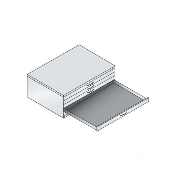 C+P Flachablageschrank f