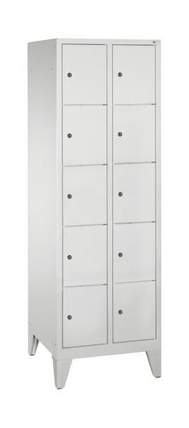 Fächerschrank Classic auf Füßen, 10 Fächer, H1850xB610xT500mm