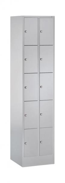 Fächerschrank auf Sockel, 10 Fächer, H1950xB460xT480mm