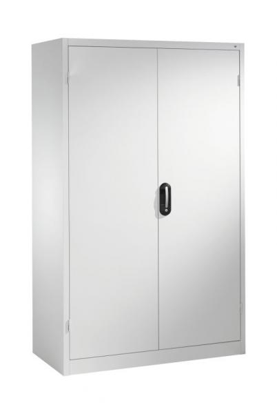 Schwerlastschrank mit Drehtüren, 4 Böden und 3 Schübe, H1950xB1200xT600mm